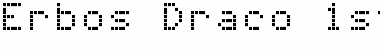 Download Erbos Draco 1st Open NBP Regular Font Title Preview