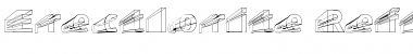 Download Erectlorite Reft Regular Font Title Preview