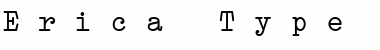 Download Erica Type Italic Font Title Preview