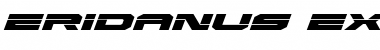 Download Eridanus Expanded Italic Expanded Italic Font Title Preview