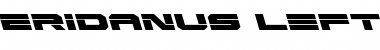 Download Eridanus Leftalic Italic Font Title Preview