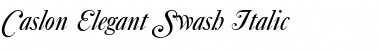Download Caslon-Elegant-Swash Italic Font Title Preview