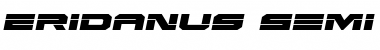 Download Eridanus Semi-Italic Semi-Italic Font Title Preview