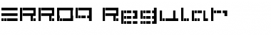 Download ERRO9 Regular Font Title Preview