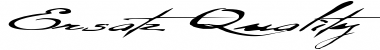 Download Ersatz Quality Regular Font Title Preview