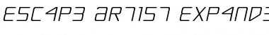 Download Escape Artist Expanded Semi-Italic Expanded Semi-Italic Font Title Preview