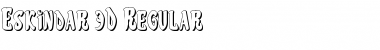 Download Eskindar 3D Regular Font Title Preview