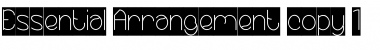 Download Essential Arrangement Regular Font Title Preview