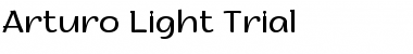 Download Arturo Trial Light Font Title Preview