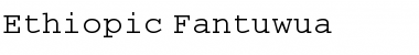 Download Ethiopic Fantuwua Regular Font Title Preview