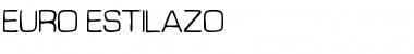 Download Euro Estilazo Regular Font Title Preview
