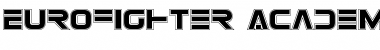 Download Eurofighter Academy Regular Font Title Preview