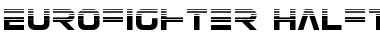Download Eurofighter Halftone Regular Font Title Preview