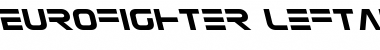 Download Eurofighter Leftalic Italic Font Title Preview