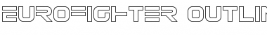 Download Eurofighter Outline Outline Font Title Preview