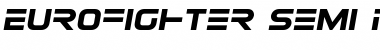 Download Eurofighter Semi-Italic Semi-Italic Font Title Preview