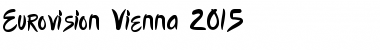 Download Eurovision Vienna 2015 Regular Font Title Preview