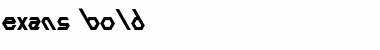 Download Exans Bold Font Title Preview