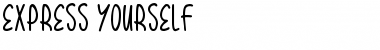 Download Express Yourself Regular Font Title Preview
