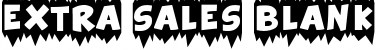 Download Extra Sales Blank Regular Font Title Preview