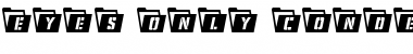 Download Eyes Only Condensed Condensed Font Title Preview