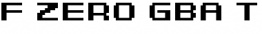 Download F-Zero GBA Text 1 Regular Font Title Preview