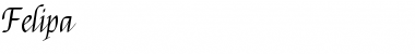 Download Felipa Regular Font Title Preview