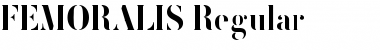 Download FEMORALIS Regular Font Title Preview