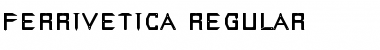 Download Ferrivetica Regular Font Title Preview