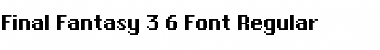 Download Final Fantasy 3/6 Font Regular Font Title Preview