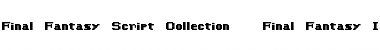 Download Final Fantasy I NES Regular Font Title Preview