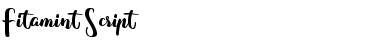 Download Fitamint Script Regular Font Title Preview
