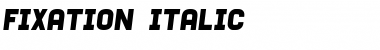 Download Fixation Italic Font Title Preview