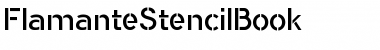 Download Flamante Stencil Book Font Title Preview