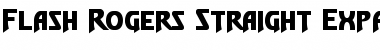 Download Flash Rogers Straight Expanded Expanded Font Title Preview