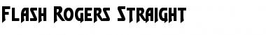 Download Flash Rogers Straight Regular Font Title Preview