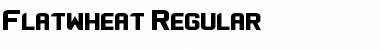Download Flatwheat Regular Font Title Preview