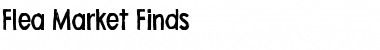 Download Flea Market Finds Regular Font Title Preview