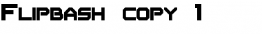 Download Flipbash Regular Font Title Preview