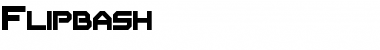 Download Flipbash Regular Font Title Preview
