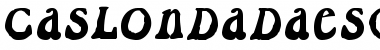 Download CaslonDadaesque Regular Font Title Preview