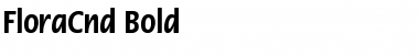 Download FloraCnd-Bold Regular Font Title Preview