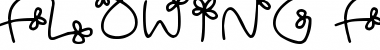Download Flowing Flowers Regular Font Title Preview