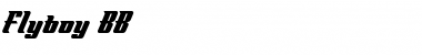 Download Flyboy BB Regular Font Title Preview