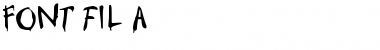 Download Font-fil-A Regular Font Title Preview