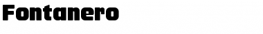 Download Fontanero Regular Font Title Preview