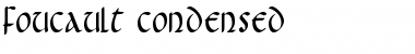 Download Foucault Condensed Condensed Font Title Preview