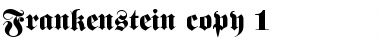 Download Frankenstein Regular Font Title Preview