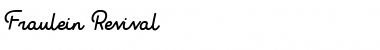 Download Fraulein Revival Italic Font Title Preview