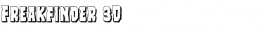 Download Freakfinder 3D Regular Font Title Preview